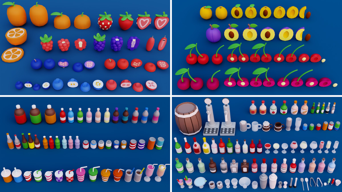 Cartoon Food Mega Pack