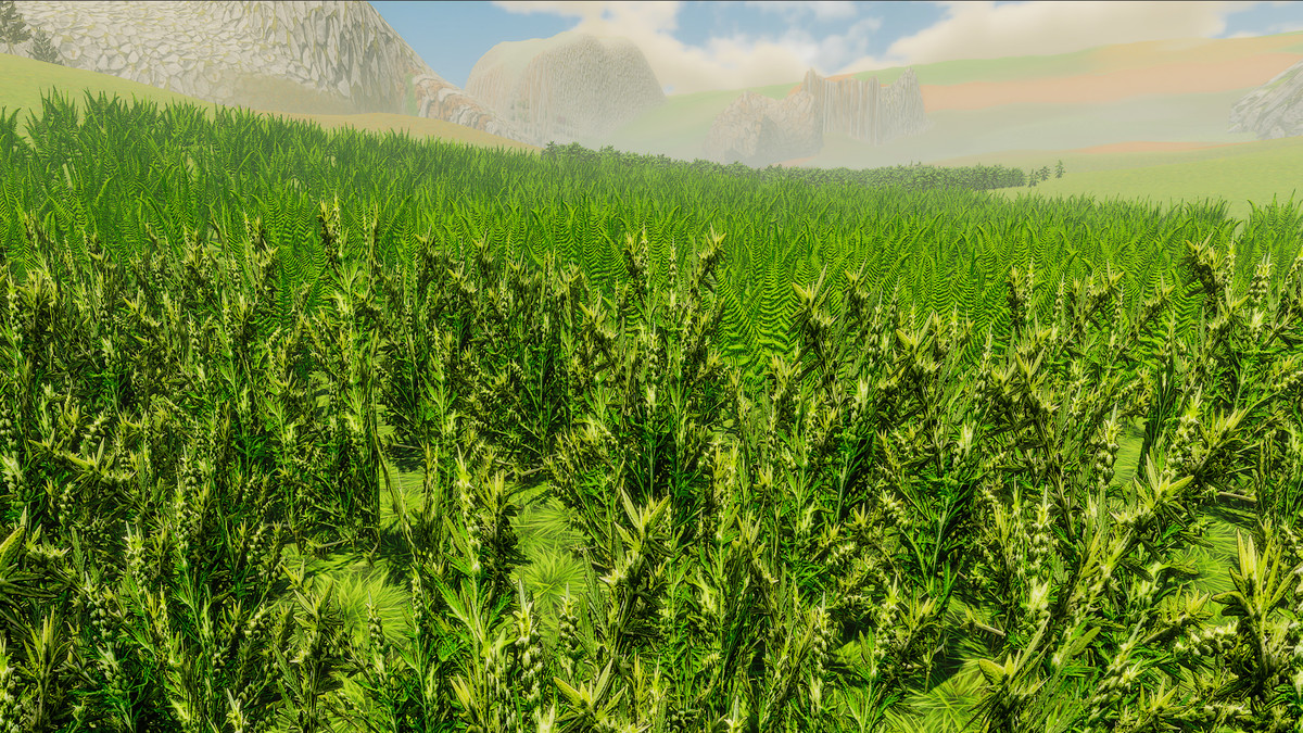 Flora Grass & Flowers Terrain Detail Vegetation Green Pack