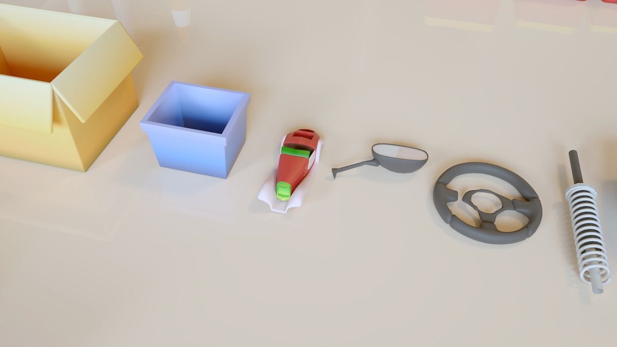 Lowpoly Stylized Street Garbage, Junk, Trash and Waste Set - 328 gameready props