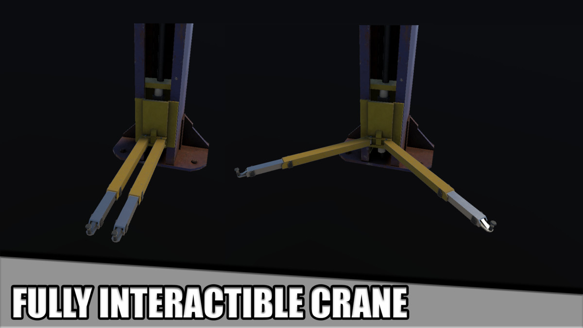 Car garage shop - Game environment