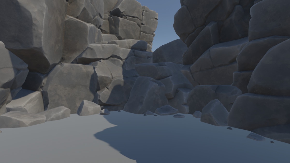 100 Stylized Modular Rocks
