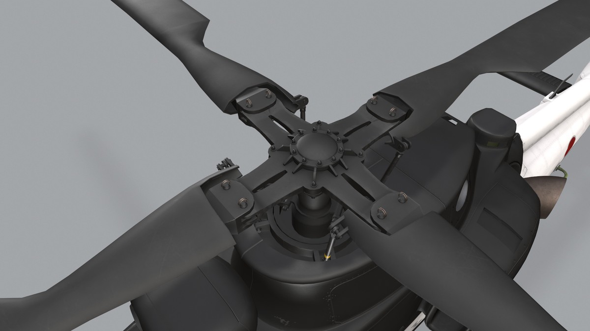 OH-1 Ninja JGSDF Black Complex Animation (445)
