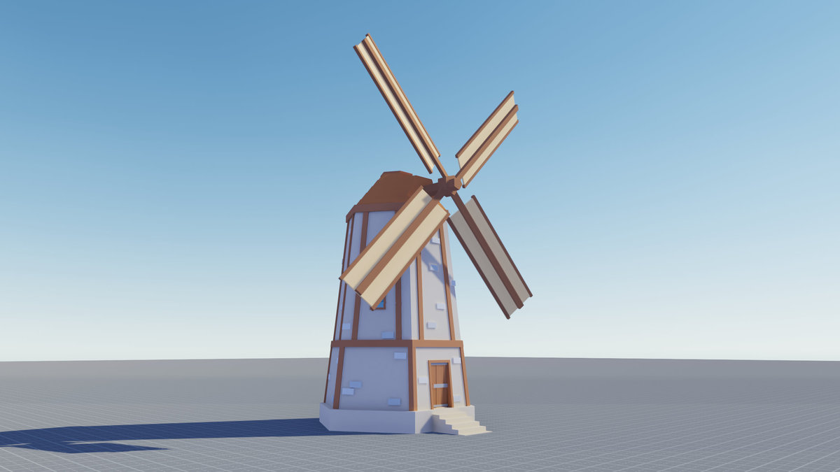 Low Poly Modular Medieval Buildings Pack