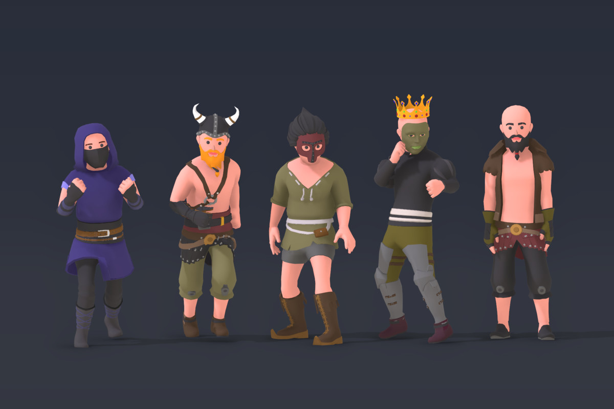 Customizable 3D Fantasy Characters Bundle