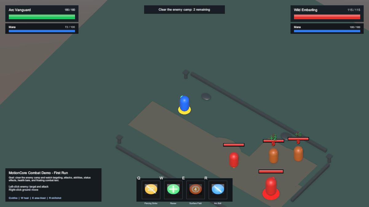 MotionCore - Top Down Combat Framework