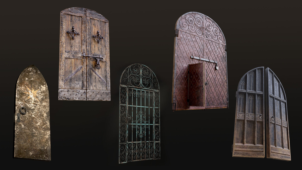 Five Old Doors