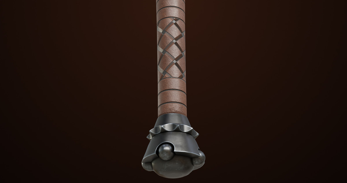 Battle Axe 03 URP HDRP Textures