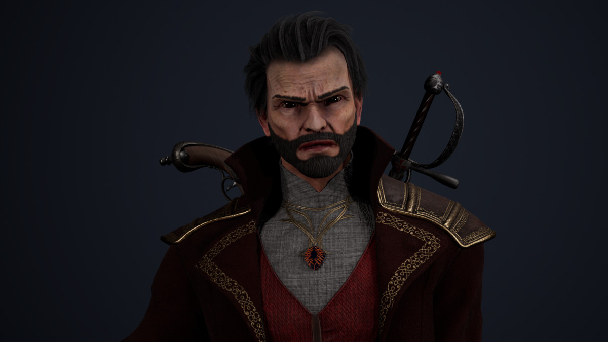 Vampire Monster Character – Dark Fantasy Hunter | Horror Enemy