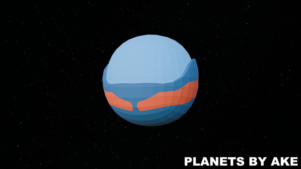 Low Poly Planets by Ake