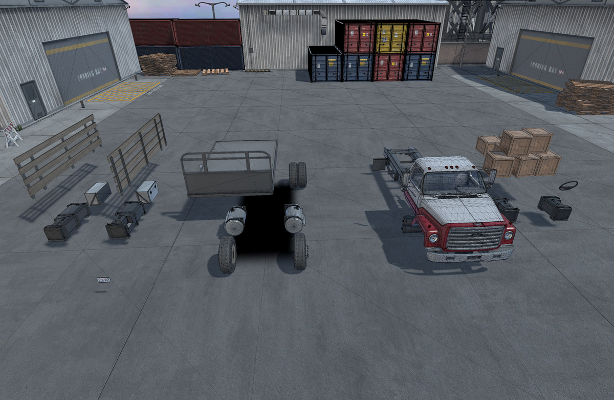 80s Stakebed truck