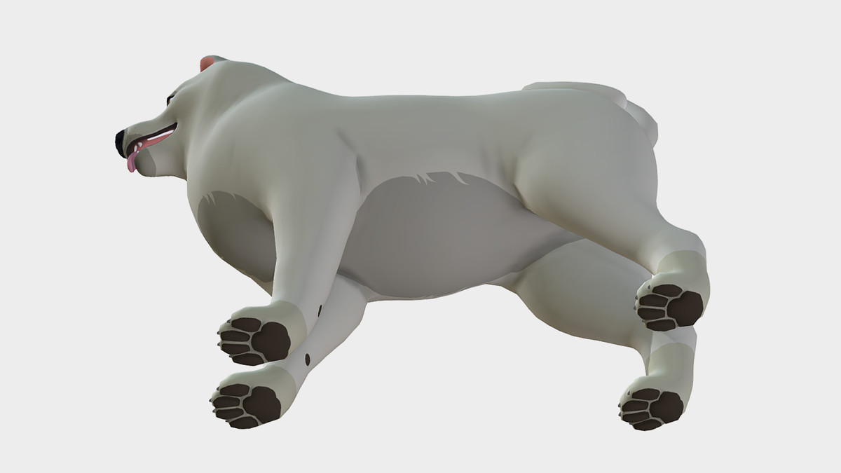 Cartoon Dog - Samoyed