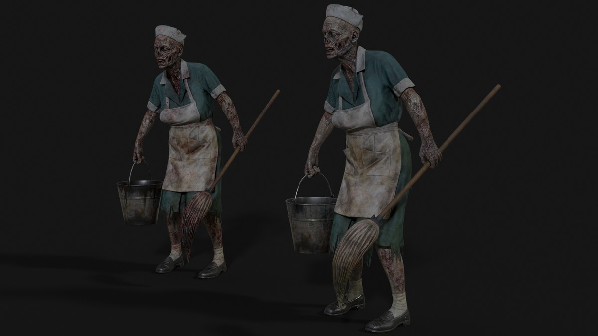 Hospital Janitor — Zombie Hospital Collection