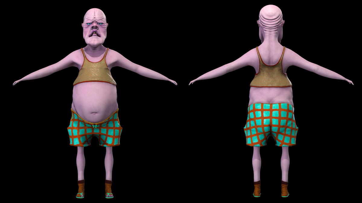 Funky Cartoon Man – Uncle Bob