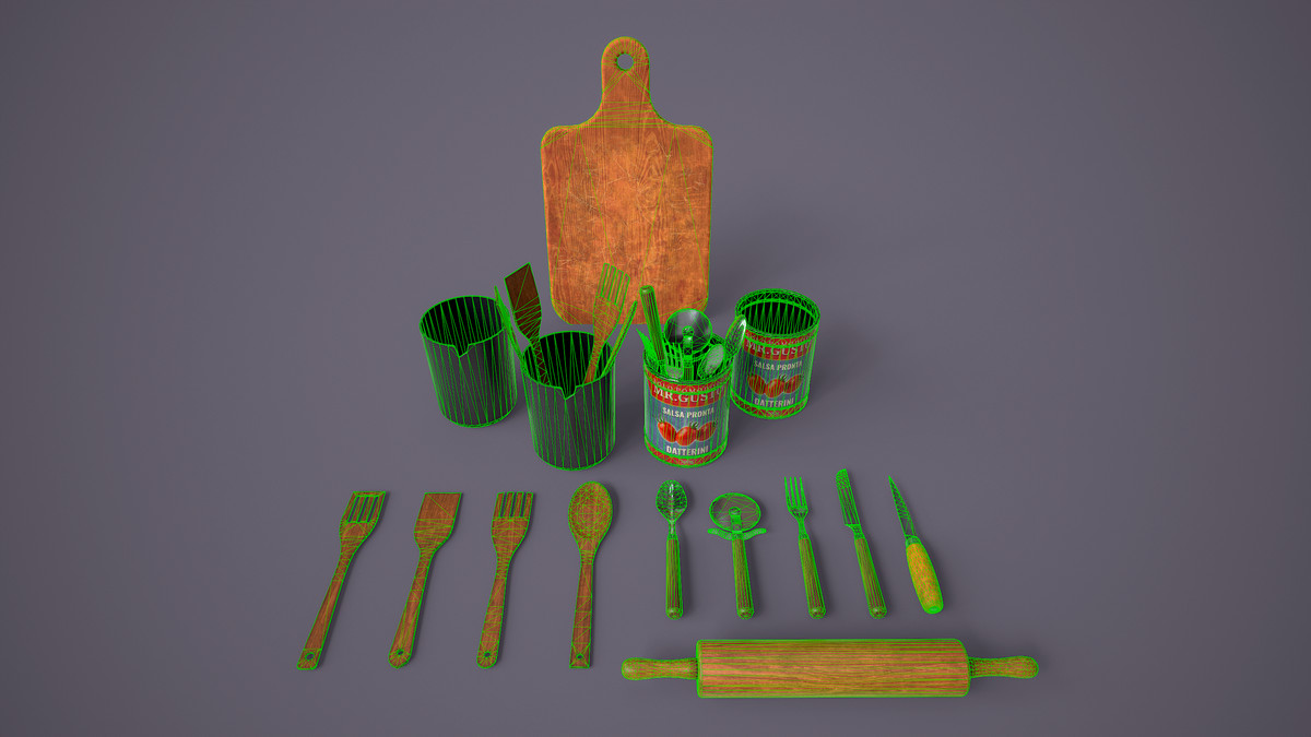 Retro Kitchen Props