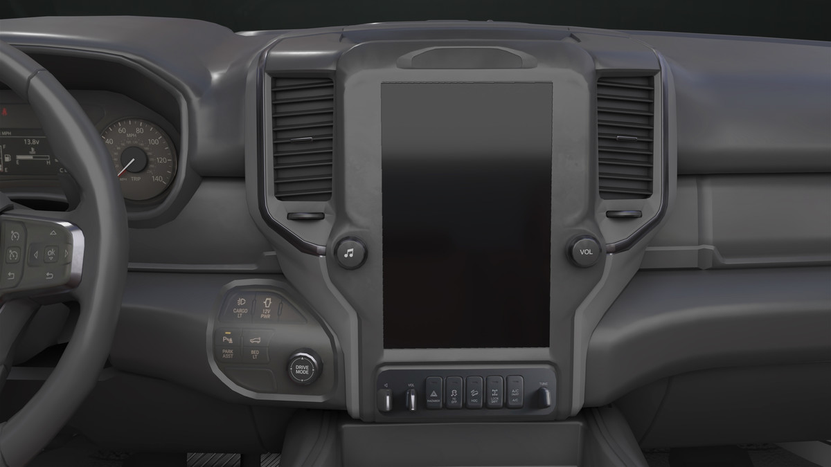 Pickup Truck 03 Grey and White URP HDRP Textures