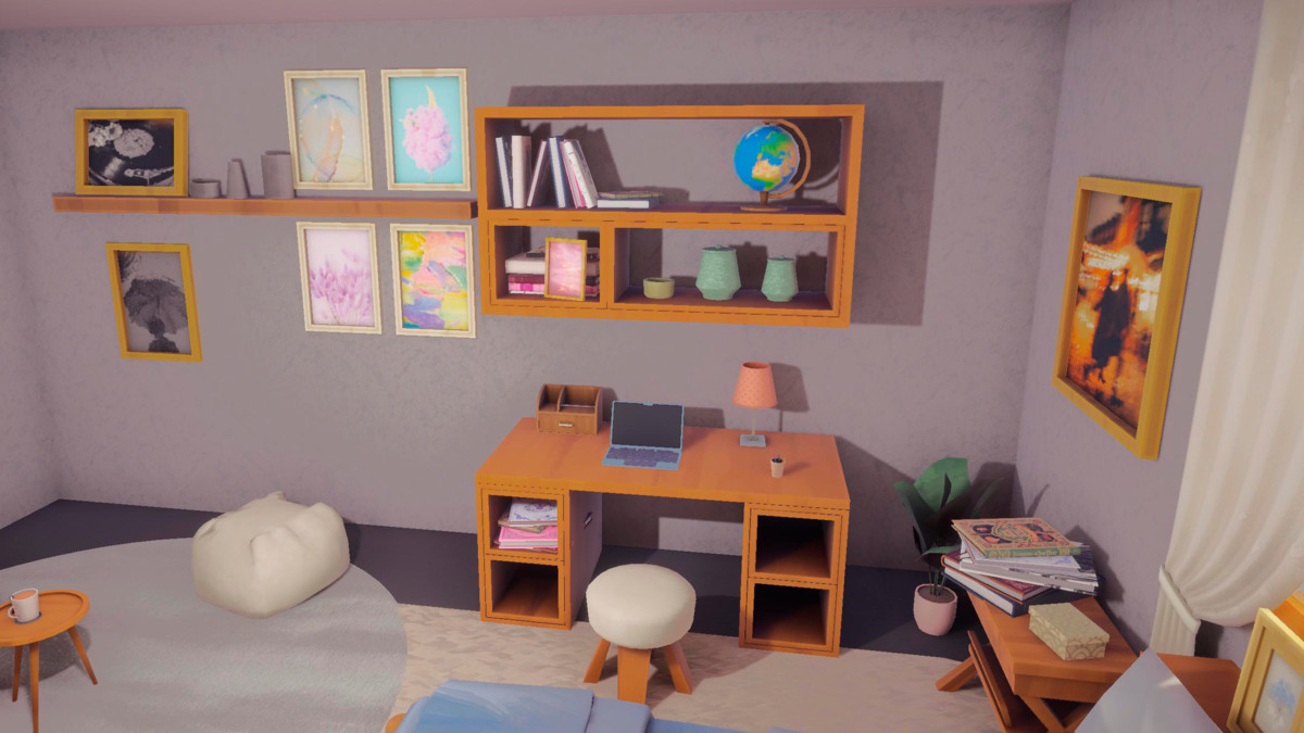 LowPoly Bedroom Stylized - PBR Interior Kit (URP/Built-In/HDRP)