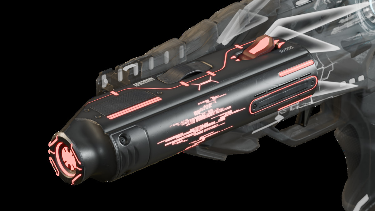 Sci-Fi Weapons - Neon SciFi Weapon Attachements with 5 Skins per Weapon