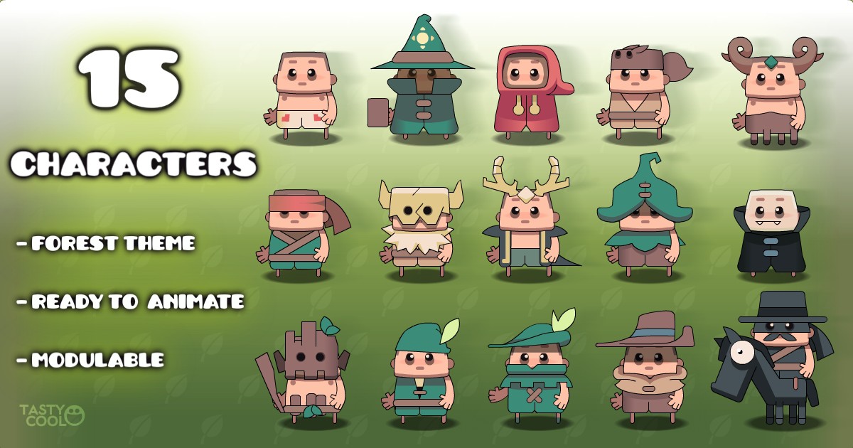 Tasty Characters - Forest Pack