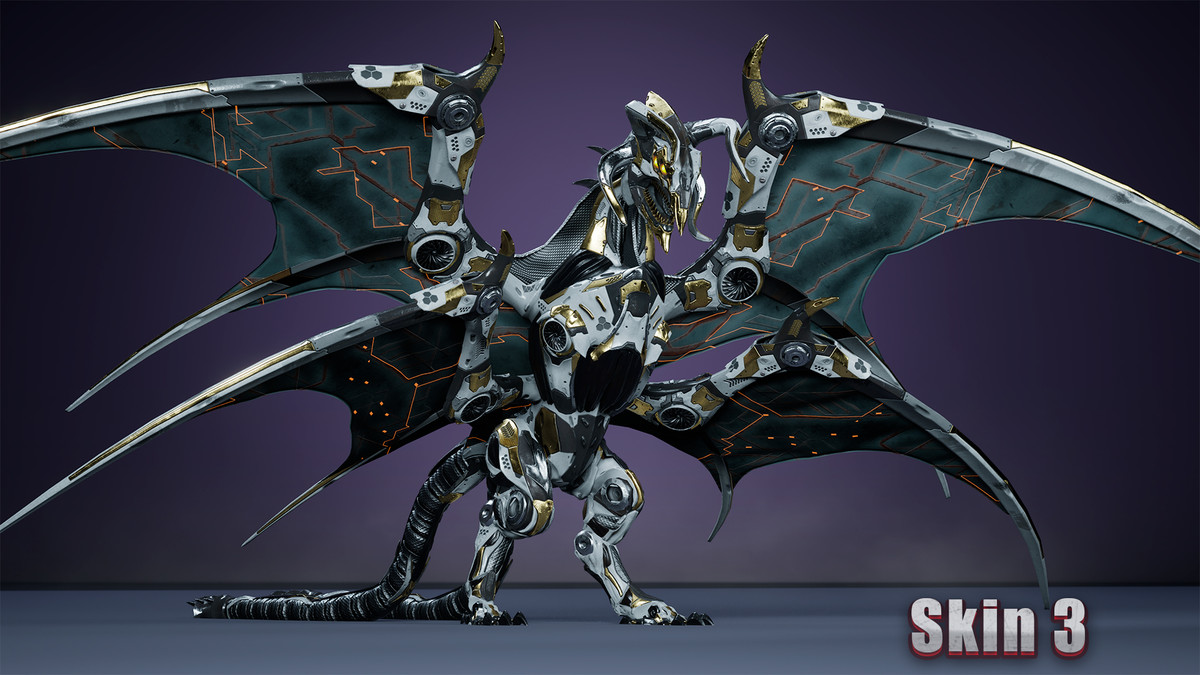 Sci-Fi Dragon 4Wings