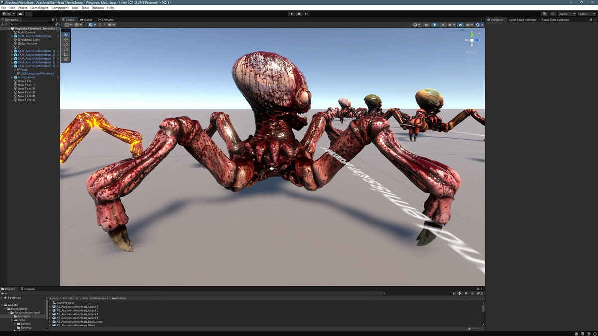 Arachnid-Alien Head 1