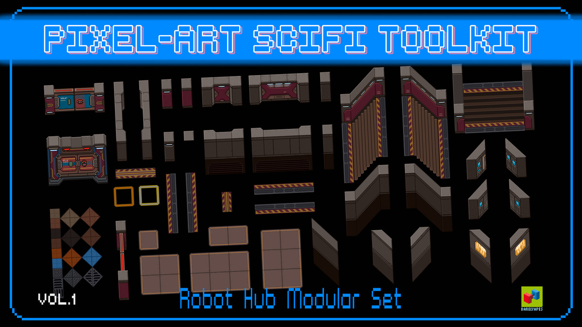 2D Pixel Art Sci-Fi Bundle