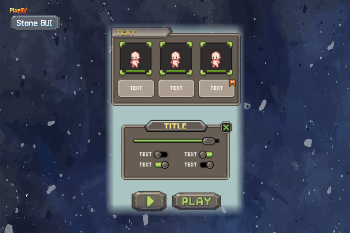 Pixem - Stone GUI (Pixel)