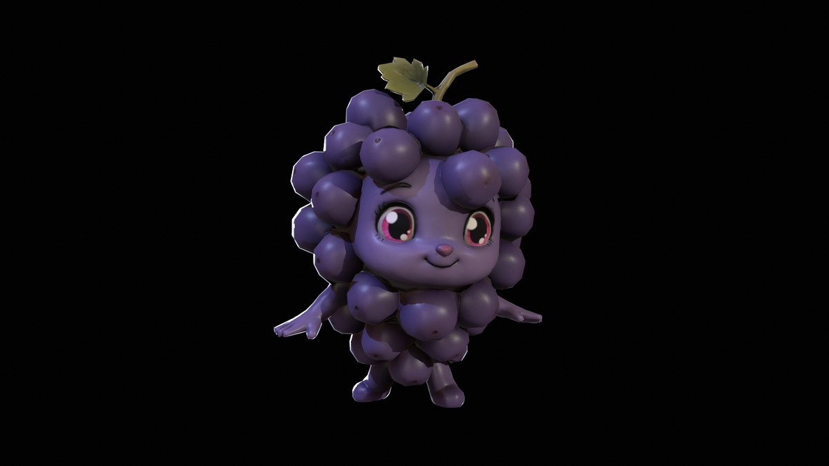 Chibi Fruit Grape Two