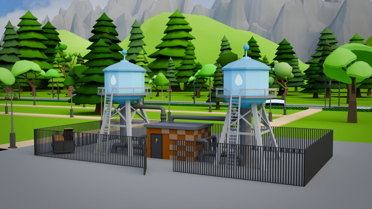 Low Poly City Pack - Mini World Studio
