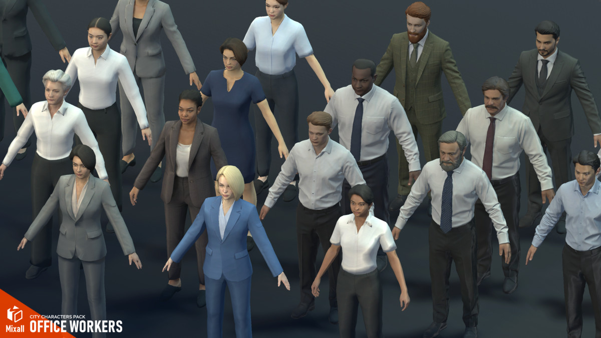 Office workers - city characters pack
