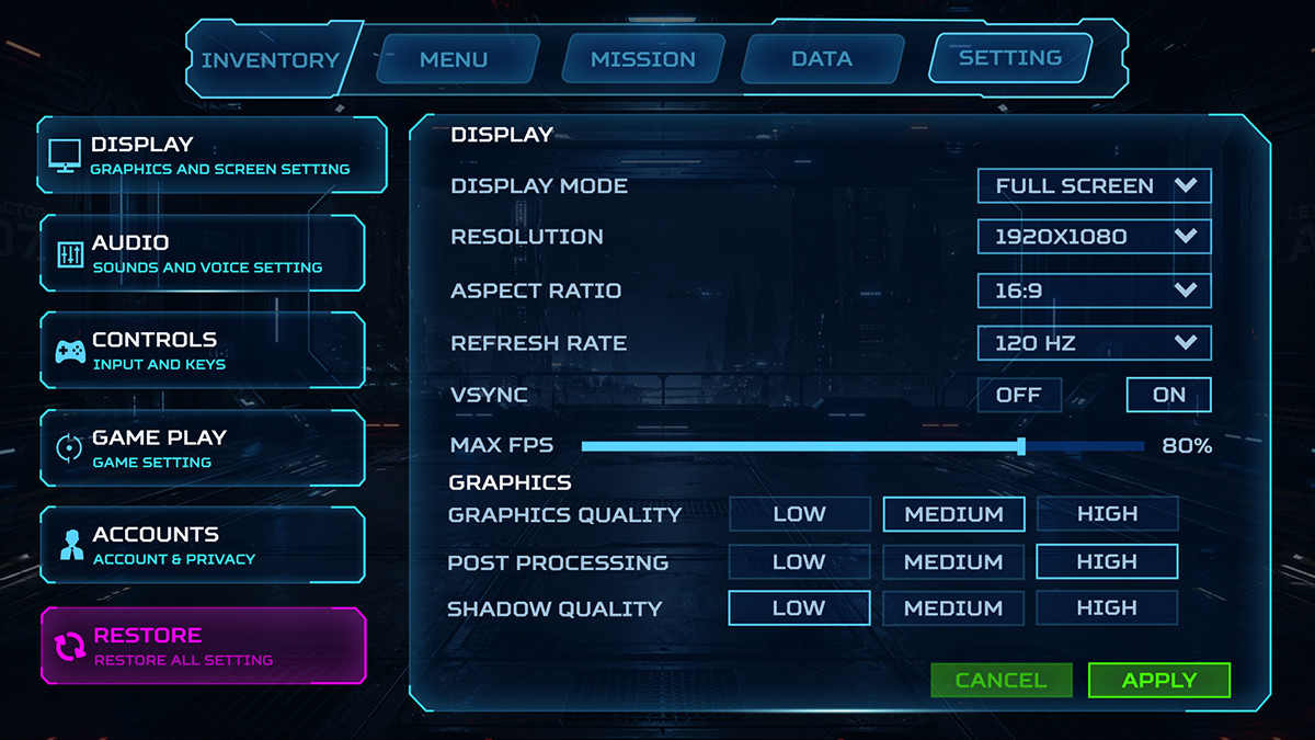 SCI-FI UI+PSD