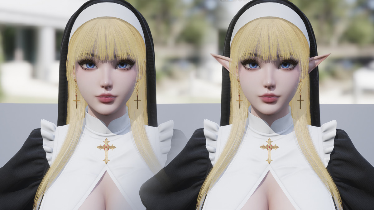 Nun Celestia - Female Character Series