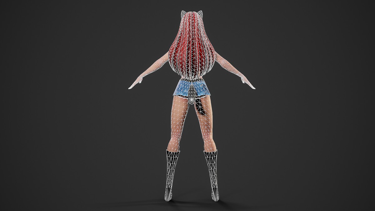 Stylized Werewolf Girl