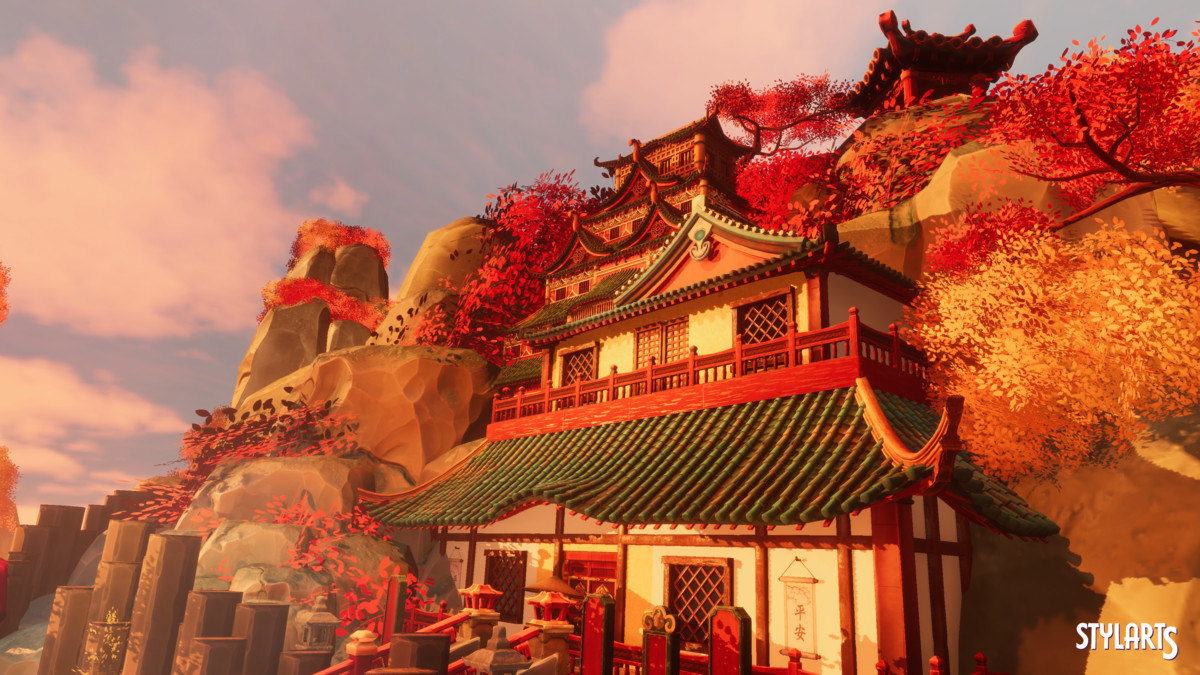 Stylized Chinese Lost Temple
