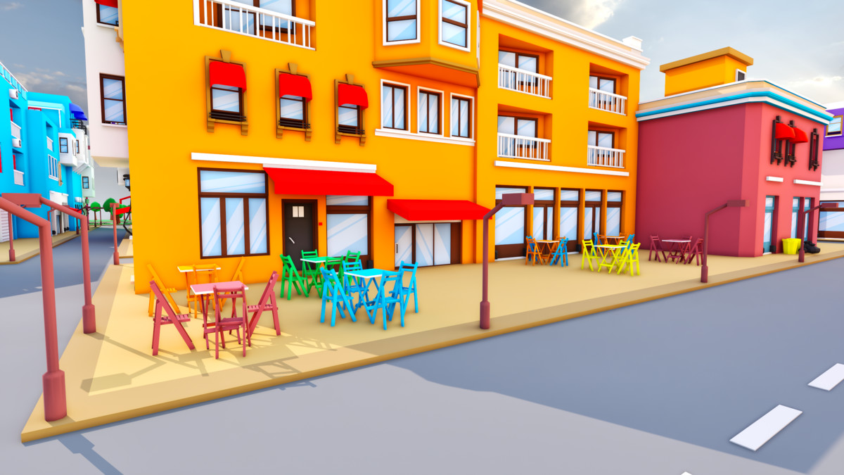 Modular Eastern City Low Poly Istanbul [Enterable Interior] [Desktop & Mobile]