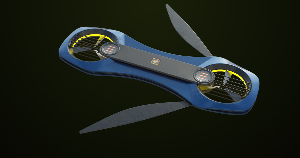 10 Sci Fi Hoverboards URP HDRP Textures
