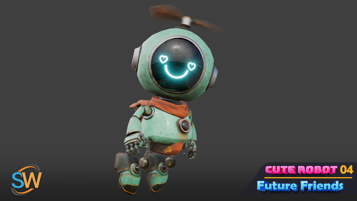 Cute Robot 04 - Future Friends