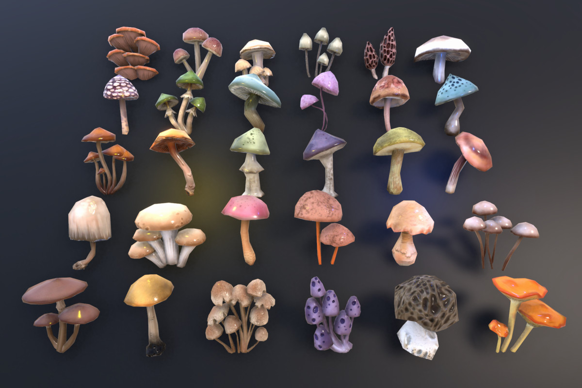 Stylized Mushroom Pack
