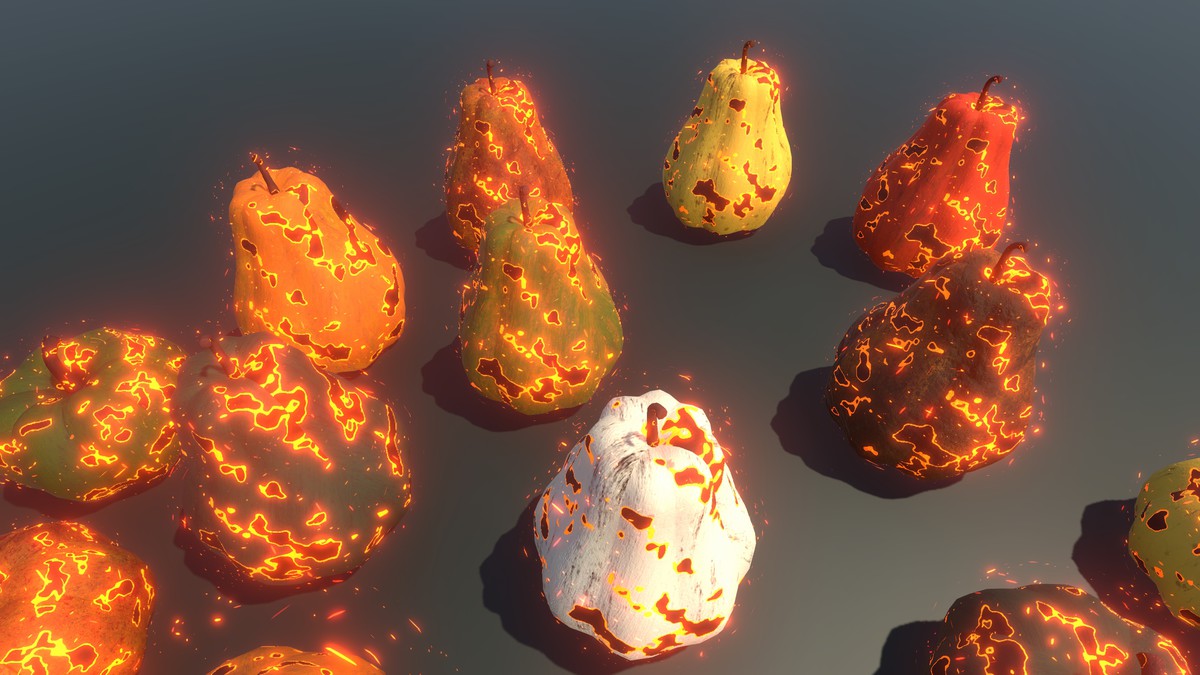 Halloween Pumpkins - Burnable Edition
