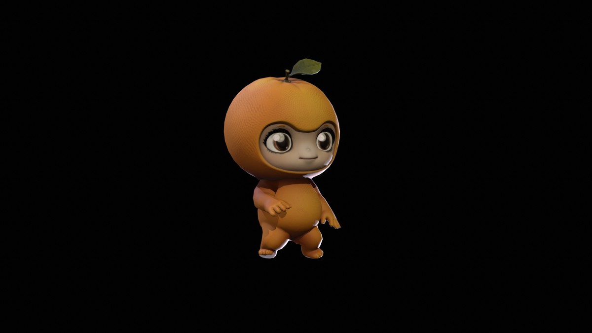 Chibi Fruit Orange
