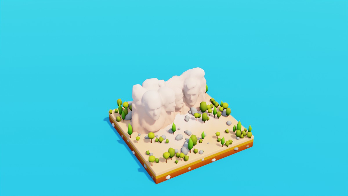 Low Poly LandMarks by IGS