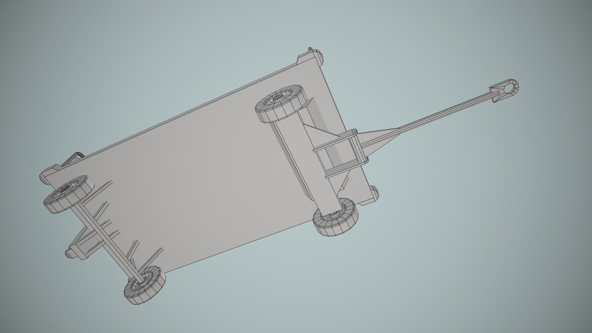 Airport Baggage Cart (434)