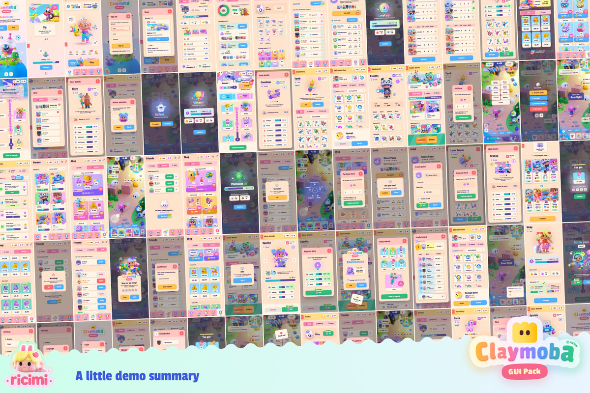 Claymoba GUI Pack