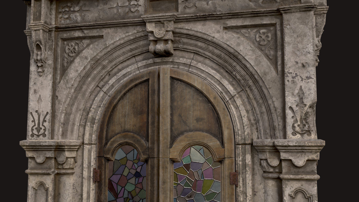 Old Abandoned Door Portal