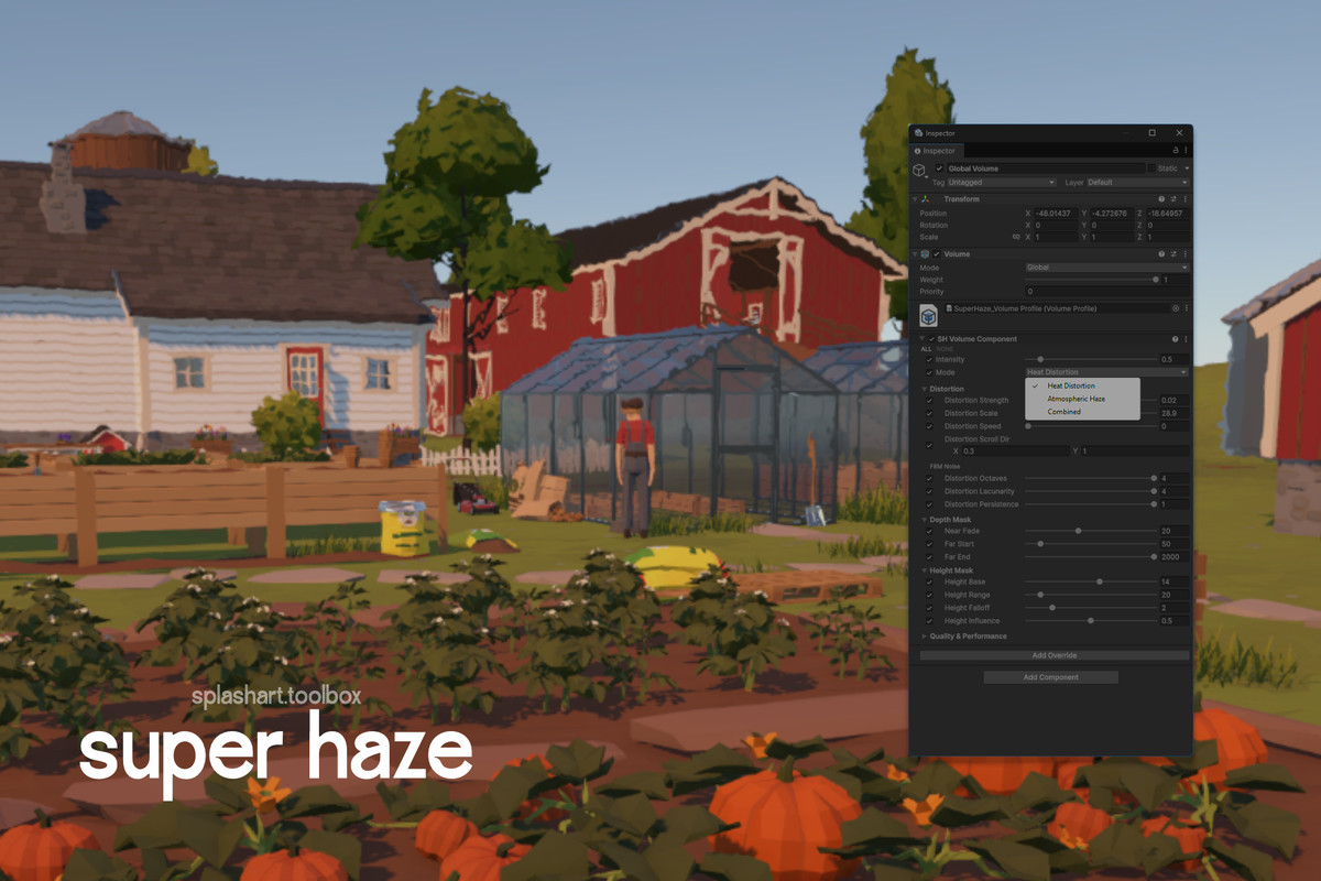 Super Haze: Heat Distortion & Atmospheric Haze for URP