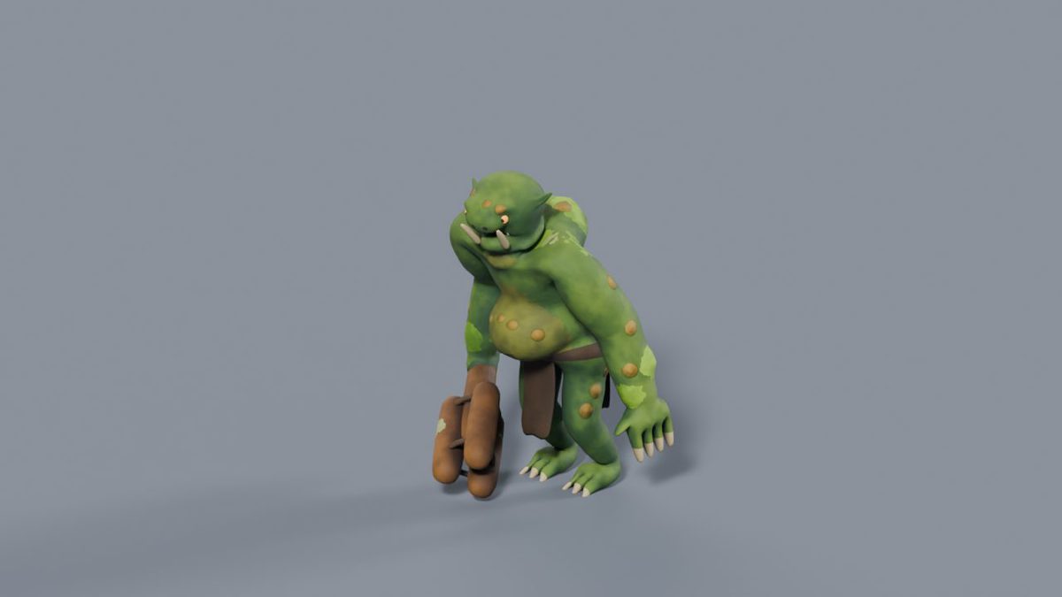 Dungeon Horde - 10 Stylized Rigged Fantasy Monsters with PBR and LODs