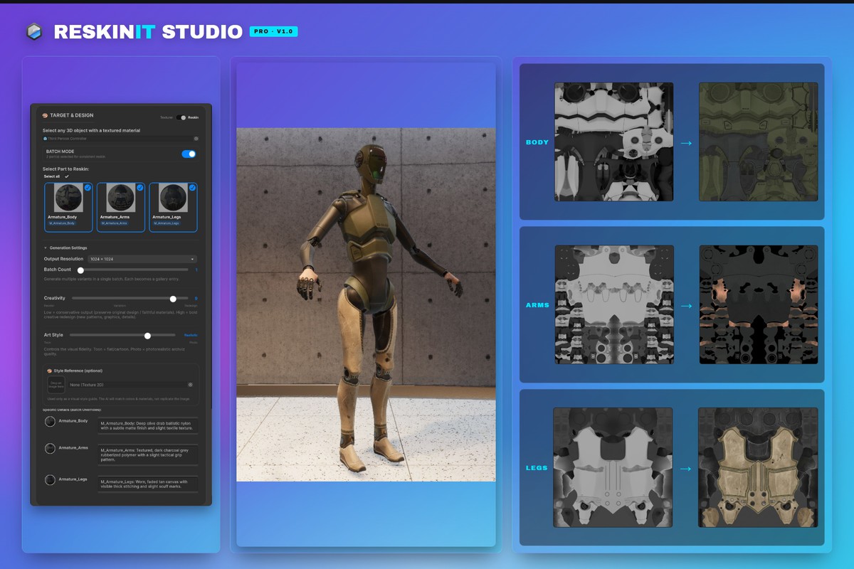 ReskinIT - AI Reskinning Pipeline