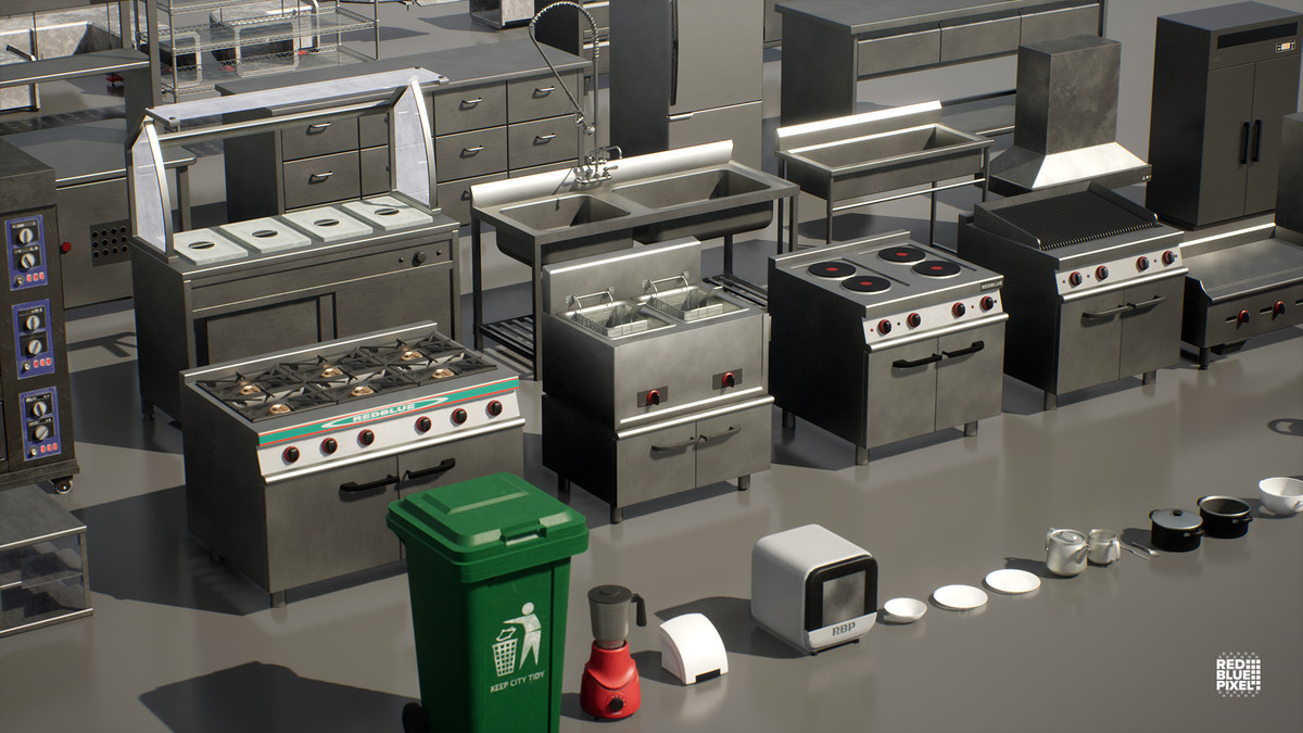 Modern Kitchen Props