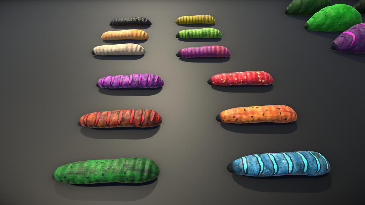 Dissolvable Worms (3 in 1 PACK)