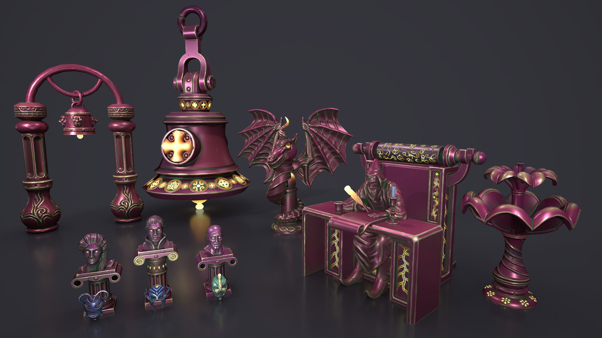 Fantasy Statues 2 Pack