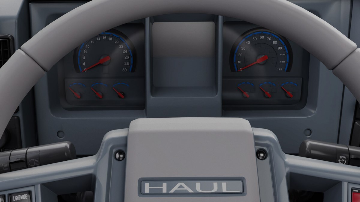 Heavy Truck Blue Chassis 05 URP HDRP Textures